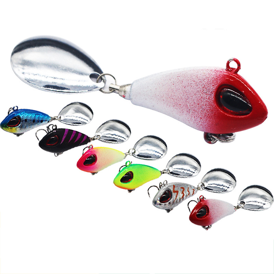 Fishing Lure Blade Bait - 메탈 바이브 낚시용 마이크로 스피너베이트 배스