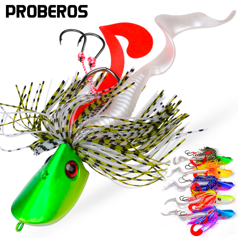 Fishing Lure Blade Bait - 프로베로스 워블러 블랙피쉬 배스 미끼 지깅
