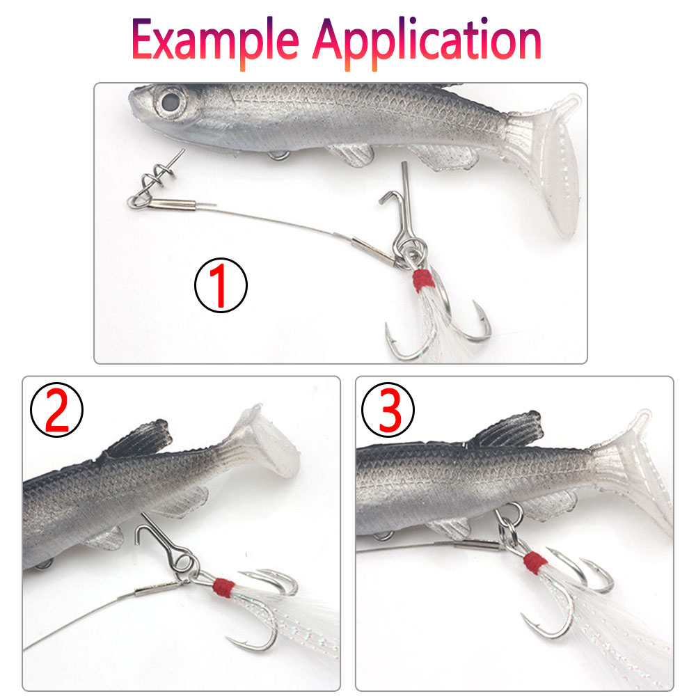 50/100개 낚시 미끼 스파이크 훅 연결 핀 바늘 고 - Fishing Lure Accessories 리뷰 및 가격