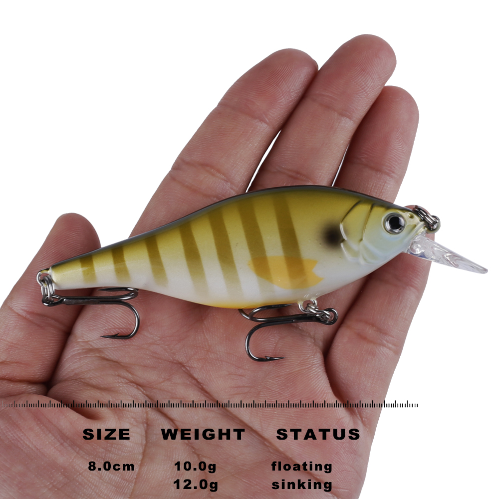 CCLTBA 하드 샤드 낚시 미끼, 플로트 싱크 하드  - Fishing Lure Jerkbait 리뷰 및 가격