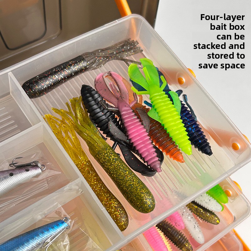 대형 4단 야외 낚시용 소프트 베이트 리드 헤드 훅 5 - Fishing Lure Accessories 리뷰 및 가격