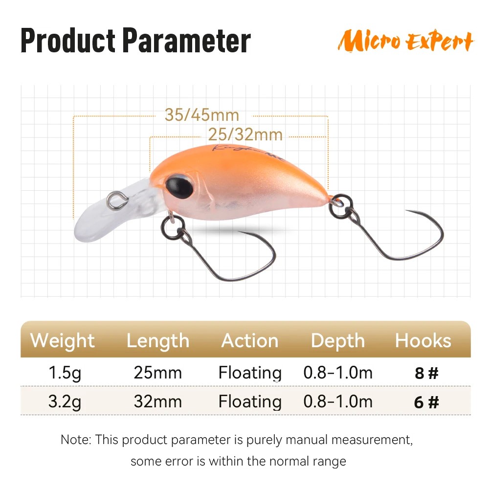킹덤 피싱 루어 마이크로 엑스퍼트 미노우 1.5g 3. - Fishing Lure Crankbait 리뷰 및 가격