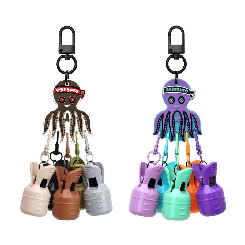 6개/세트 실용적인 웹풋 문어/오징어 미끼, 카라비너, - Fishing Lure Jig 리뷰 및 가격